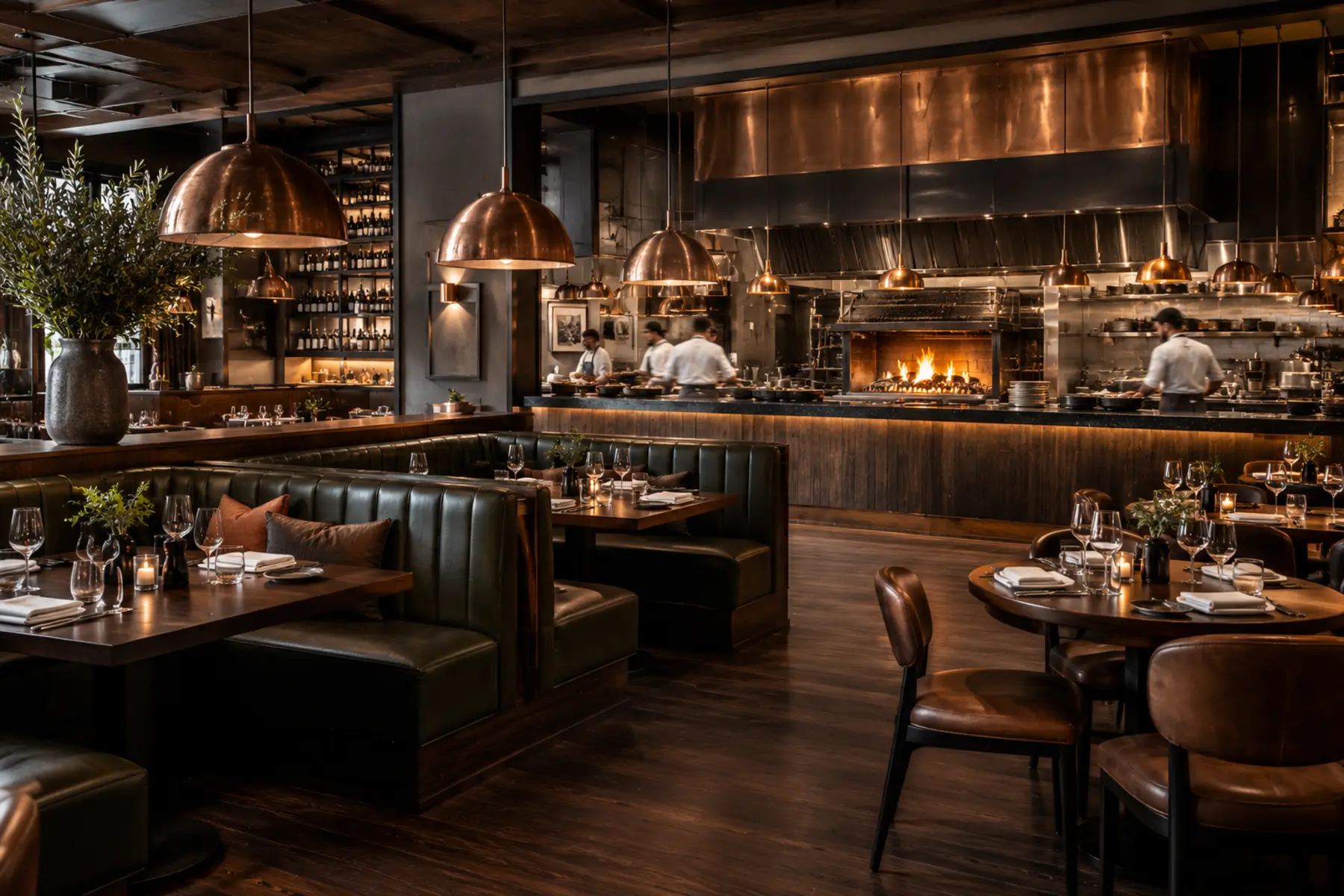 Ресторан «Bristol Grill»: атмосфера и интерьер